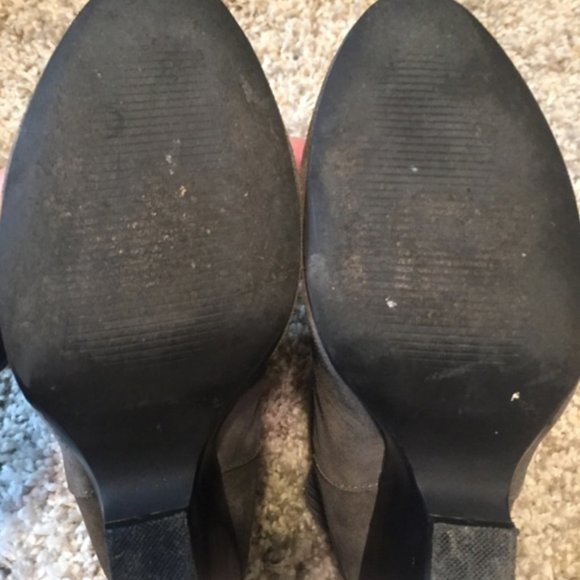 3/$20 Kimchi Blue Gray Sweater High Heel Booties - Picture 7 of 8